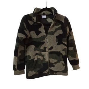 Camouflage Kids COLUMBIA Fleece Jacket size MED